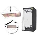 Kit de Cultivo: LED 100W LM281B+ Pro + Estufa Garden HighPro 60x60x160cm (2 a 4 plantas)