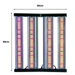 Kit de Cultivo: Painel de LED Bar 240W STAR + Estufa Cultlight 100x100x180cm - Imagem 4