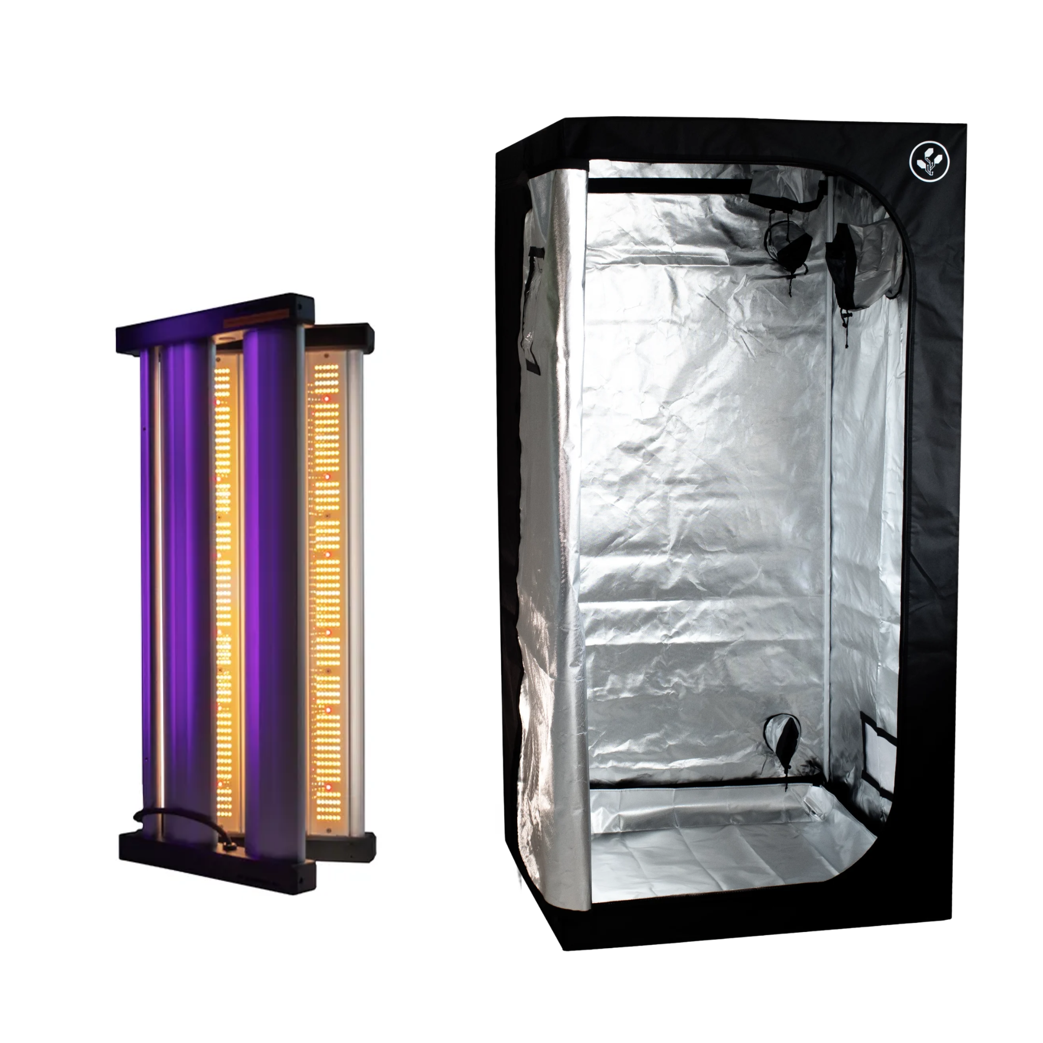 kit-de-cultivo-indoor-quantum-bar-240w-lm281bpro-estufa-100x100-01 Kit de Cultivo: Painel de LED Bar 240W LM281B+ Pro + Estufa Cultlight 100x100x200cm - Imagem 1