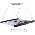 Kit de Cultivo: Painel de LED Bar 240W LM281B+ Pro + Estufa Cultlight 100x100x200cm - Imagem 7