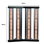 Kit de Cultivo: Painel de LED Bar 320W STAR + Estufa Cultlight 120x120x200cm - Imagem 4