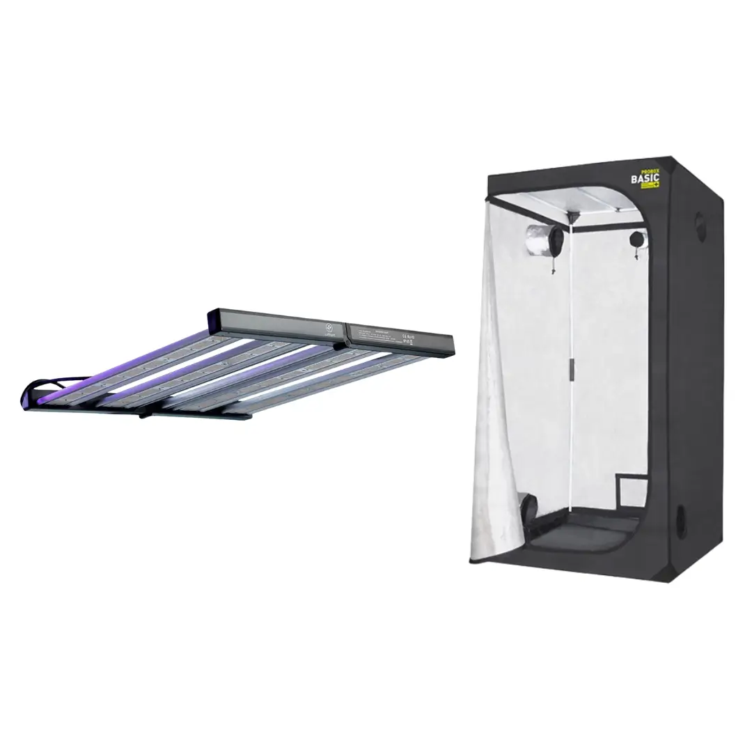 kit-de-cultivo-indoor-quantum-bar-320w-lm281bpro-estufa-basic-150x150-200-01 Kit de Cultivo: LED 320W LM281B+ Pro + Estufa BASIC 150x150x200cm (6 a 16 plantas) - Imagem 1
