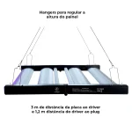 Kit de Cultivo: LED 320W LM281B+ Pro + Estufa BASIC 150x150x200cm (6 a 16 plantas) - Imagem 6