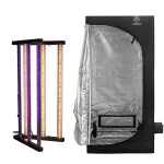 Kit de Cultivo Indoor: LED Bar 480W Samsung LM281B+ Pro + Estufa Cultlight 120x120x200cm