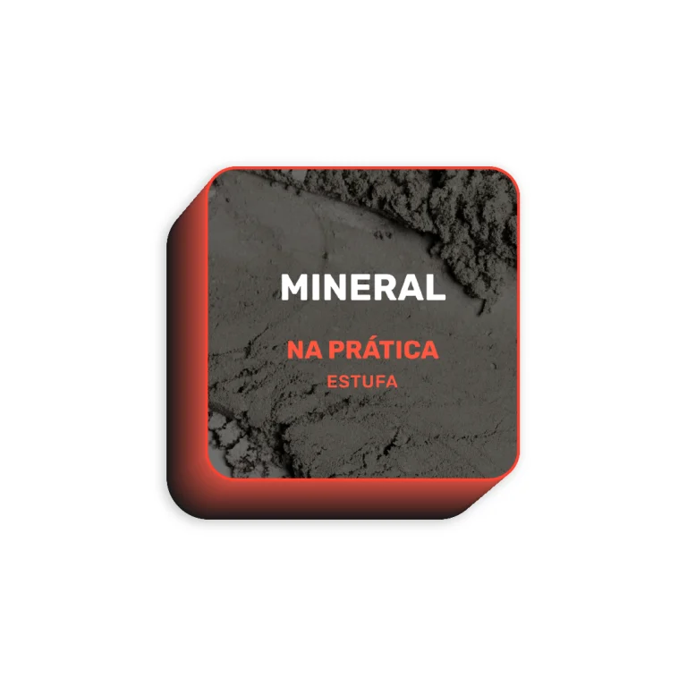 Rótulo do Curso de Cultivo Indoor Mineral em Estufa com o rosto do Cadu no centro.