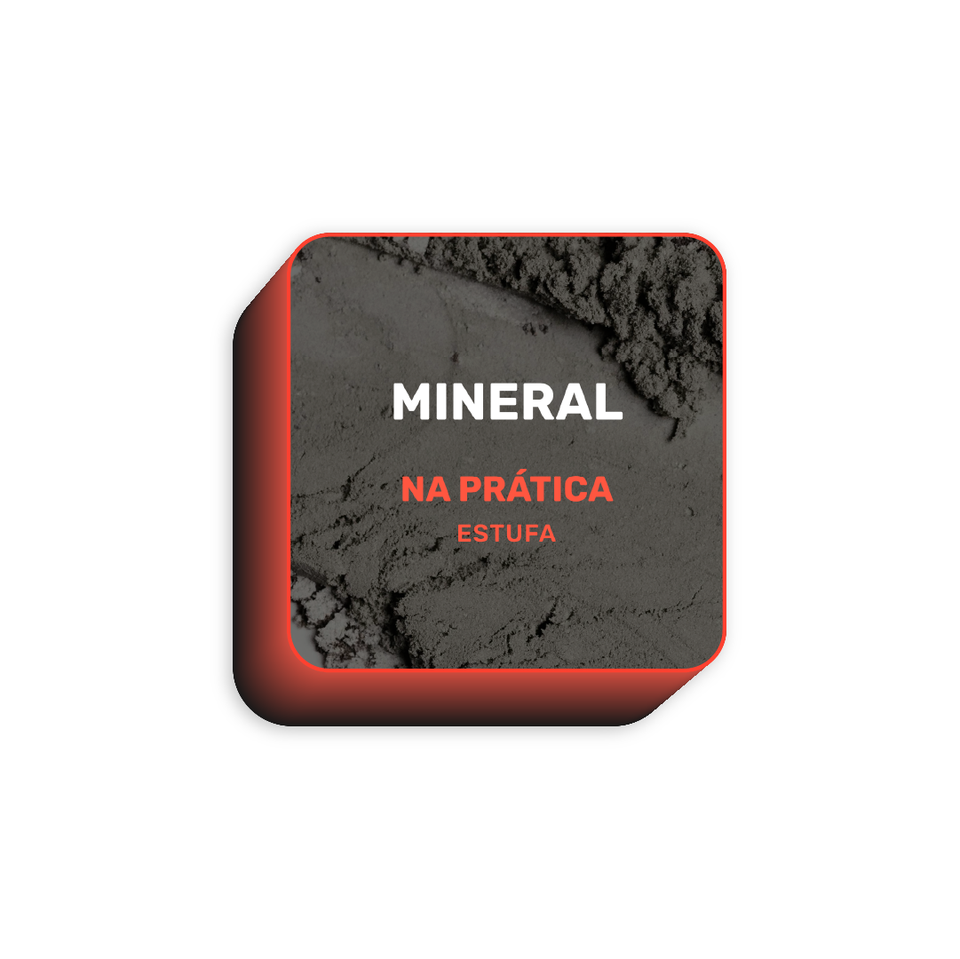 Rótulo do Curso de Cultivo Indoor Mineral em Estufa com o rosto do Cadu no centro.