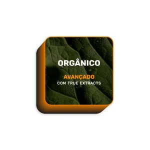 Rótulo do Curso de Cultivo Indoor Orgânico com o rosto do Cadu no centro.