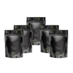 O Saco de Armazenamento Grove Bag 7g possui formato retângular e cor preta fosca.