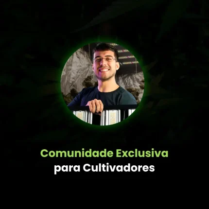 A capa da comunidade Cultlight para cultivadores no Discord possui uma foto do Cadu, que é u homem branco de óculos.