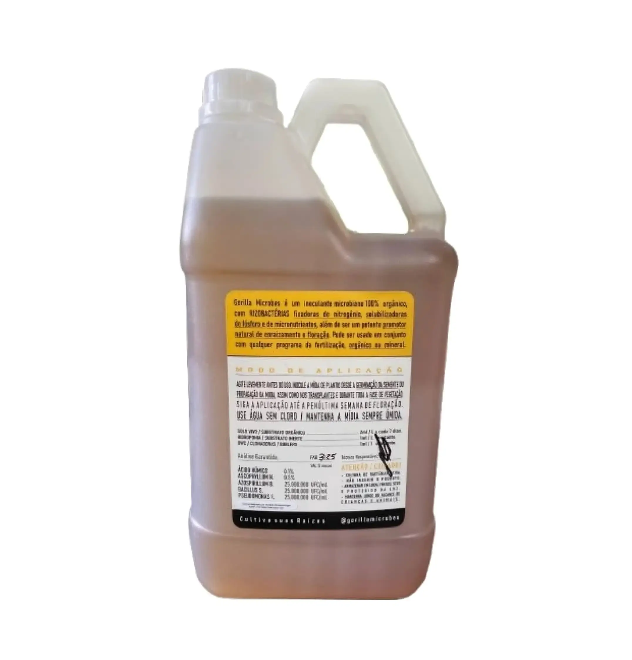gorilla-microbes-5l-02 Gorilla Microbes 5L: fertilizante de rizobactérias (nitrogênio e fósforo) - Imagem 2